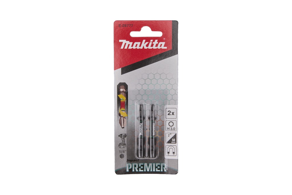 Makita Accessories E-26777 Impact Premier Impact screw bit H3x50mm 