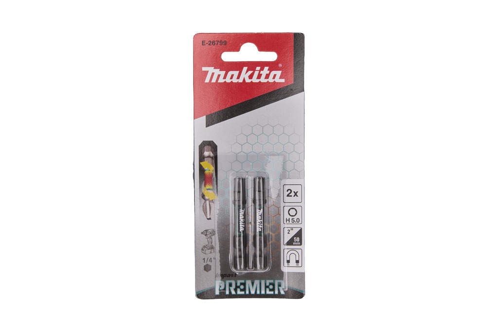 Makita Accessories E-26799 Impact Premier Impact screw bit H5x50mm 2 pieces