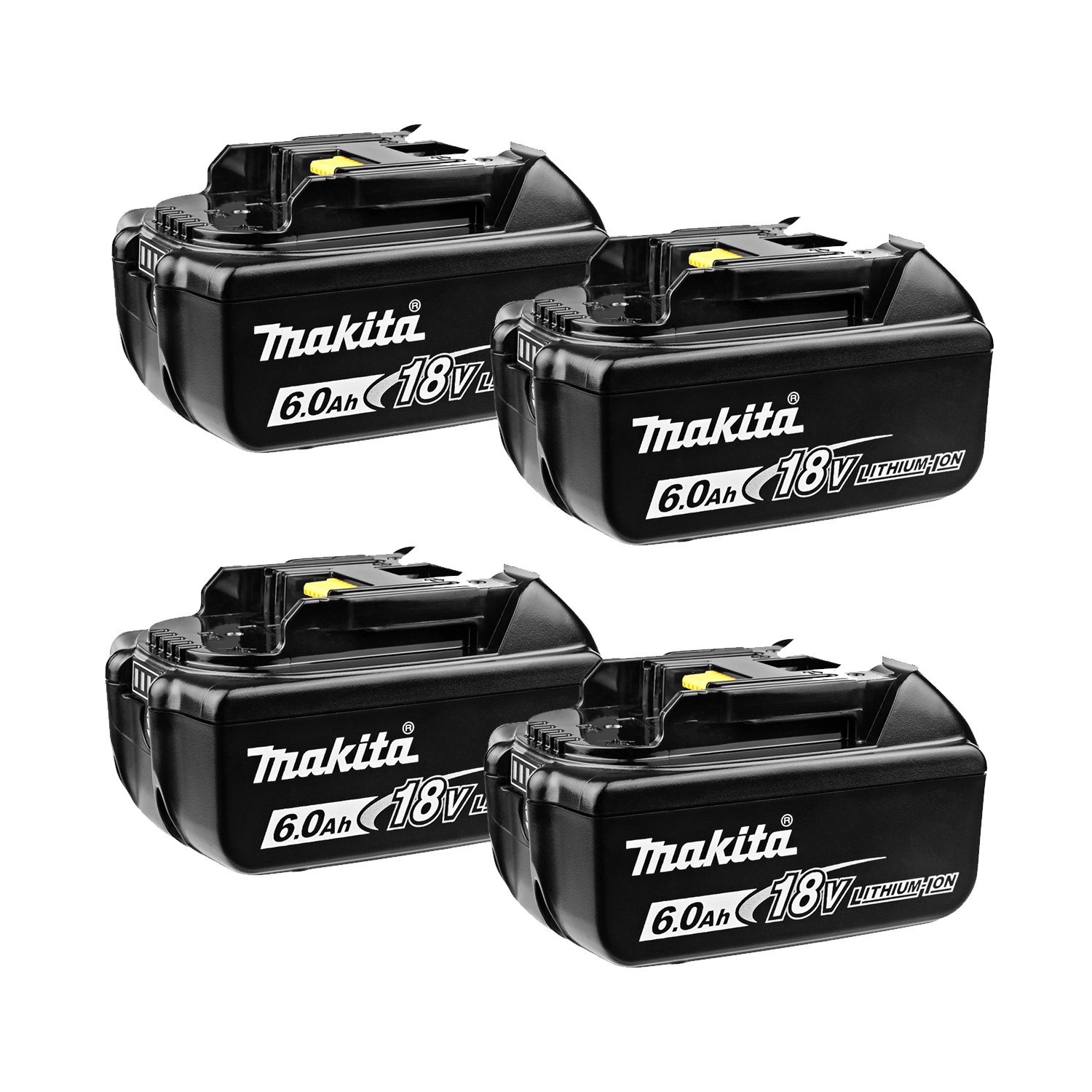 Makita Accessories BL1860BQUARTET 4 x battery pack 18 volts 6.0 AH Li-ion