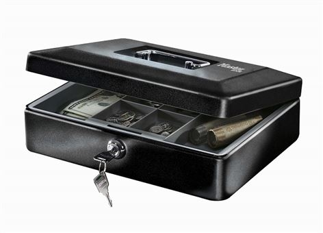 Masterlock CB-12ML Cash box with tray and handle