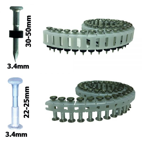 Max NCP90531 Stepped pin on reel for HN120 - 3,4x40mm