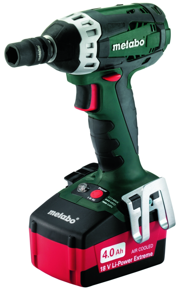 Metabo 602205500 SSW18LTX 400 BL Cordless Impact Wrench 18V 4.0Ah Li-ion Brushless