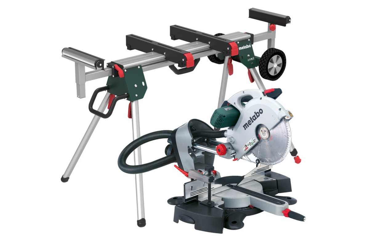 Metabo 690970000 KGS315Plus crosscut saw 315MM 2200W with pull function + KSU251 Undercarriage