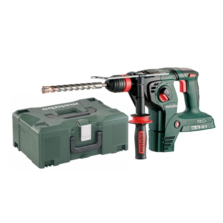 Metabo 600796840 KHA 36-18 LTX 32 Cordless Combi-hammer SDS-Plus 2 x 18V excl. batteries and charger in Metaloc