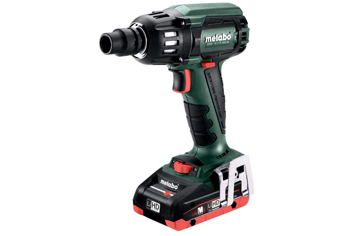Metabo 602205800 SSW18LTX 400 BL Cordless Impact Wrench 18V 4.0Ah LiHD Brushless