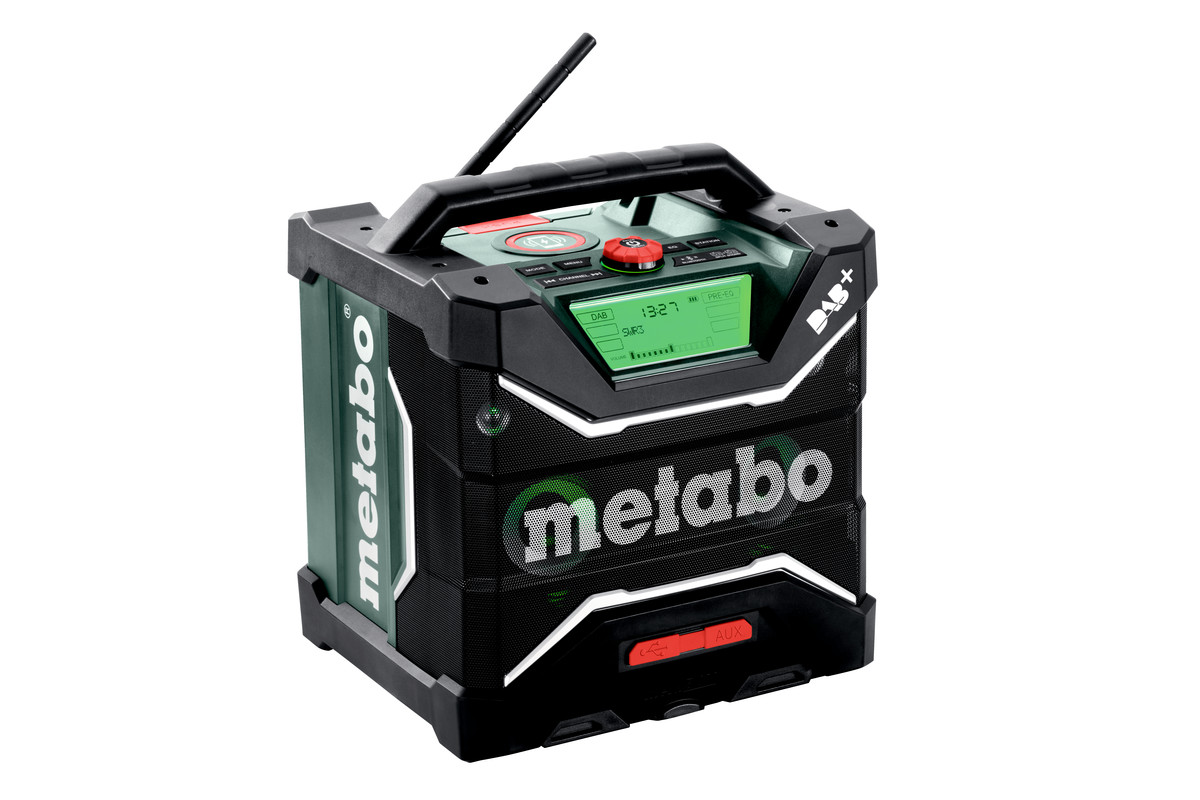 Metabo 600779850 RC 12-18 32W BT DAB+ battery Construction radio with charging function and bluetooth 12-18V excl. batteries and charger