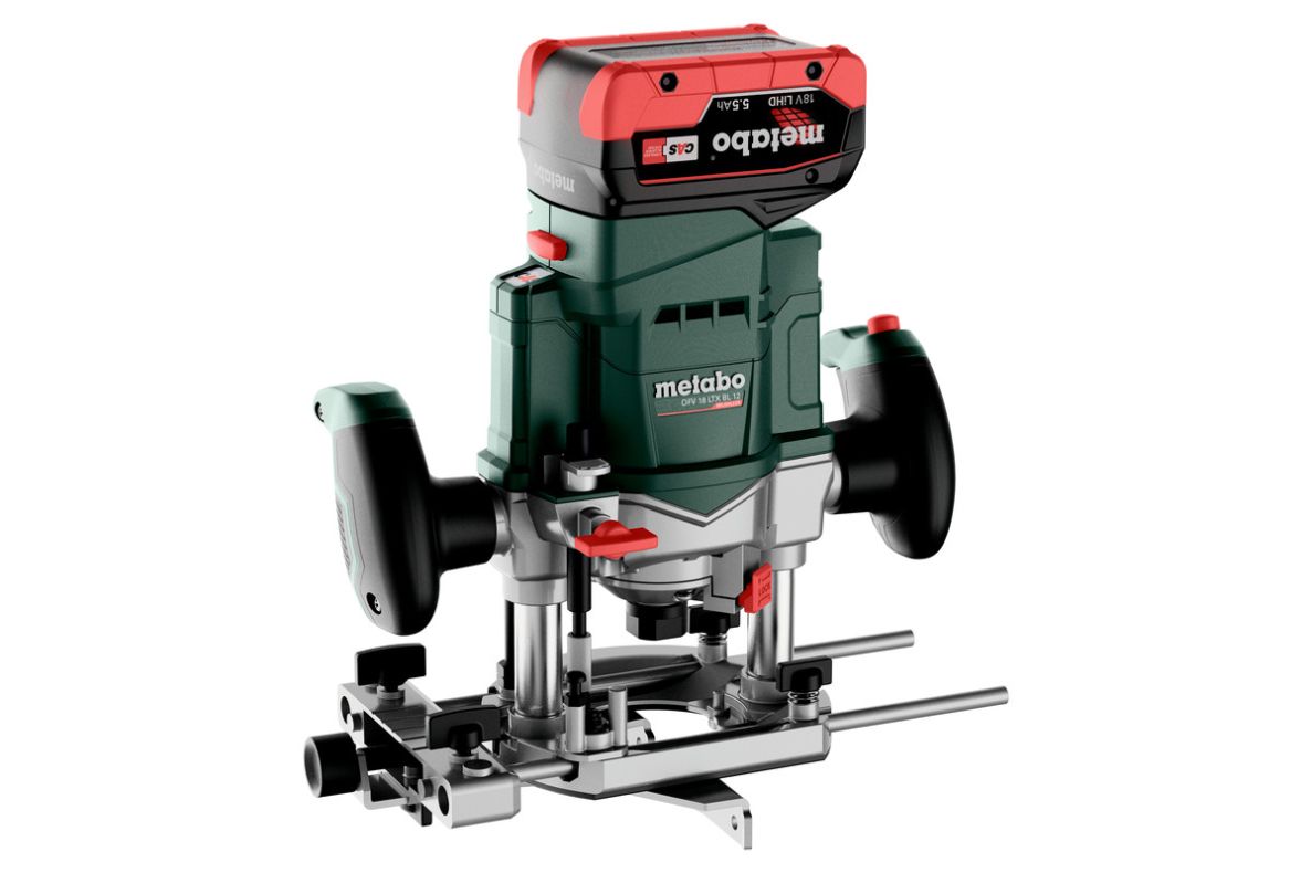 Metabo 601743660 OFV 18 LTX BL 12 Accu router 18V 2x5.5Ah in metaBOX 340