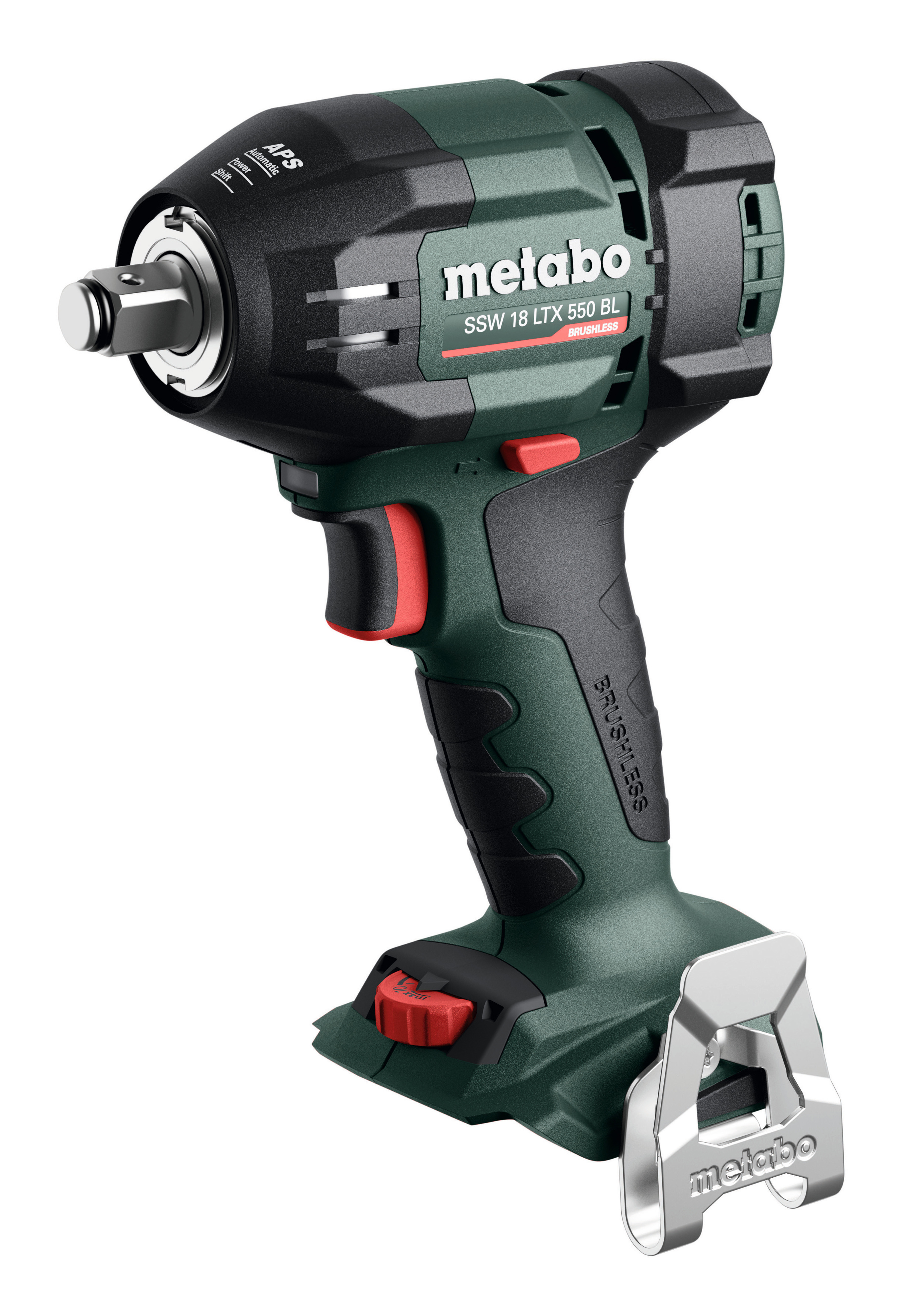 Metabo 602404840 SSW 18 LTX 550 BL Cordless Impact Wrench 18V excl. batteries and charger in Metabox