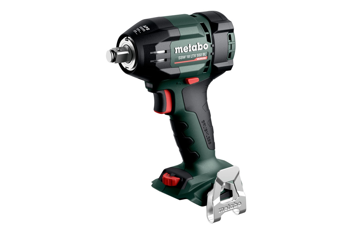 Metabo 602404850 SSW 18 LTX 550 BL cordless impact screwdriver/ impact wrench excl. battery and charger in box