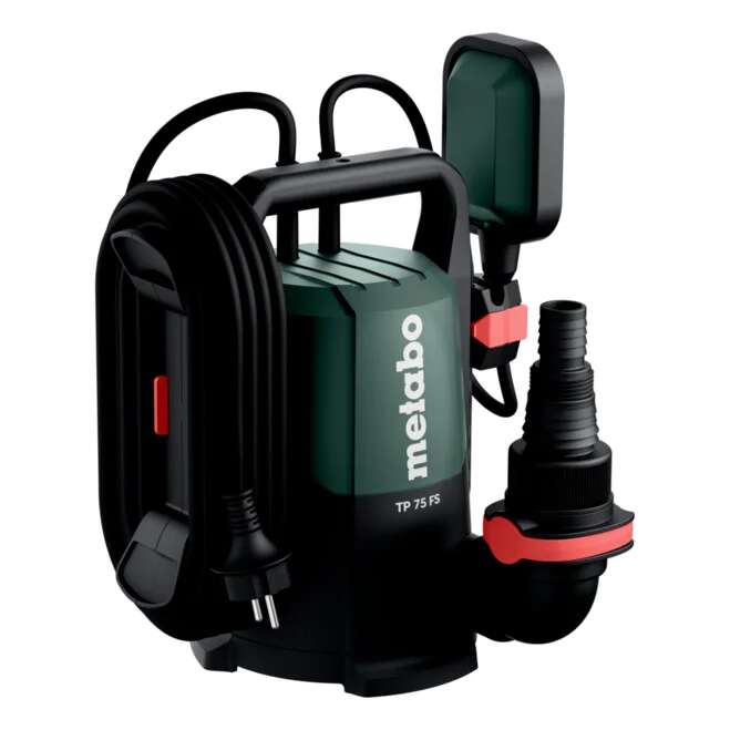 Metabo 601790000 TP 75 SF Clean water submersible flat suction pump in box