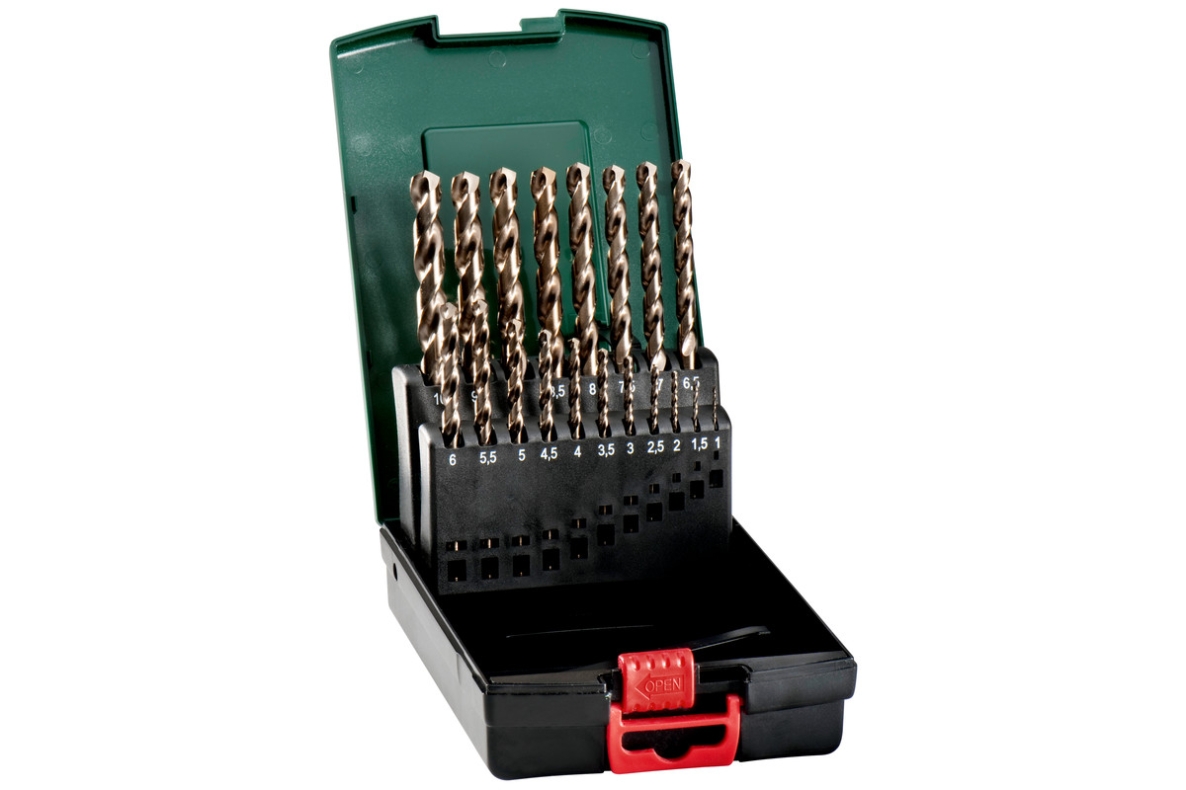 Metabo Accessories 627121000 HSS-Co drill bit set, 19-piece