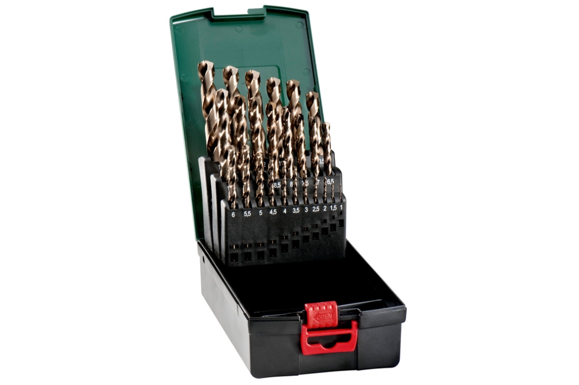 Metabo Accessories 627122000 HSS-Co drill bit set, 25-piece
