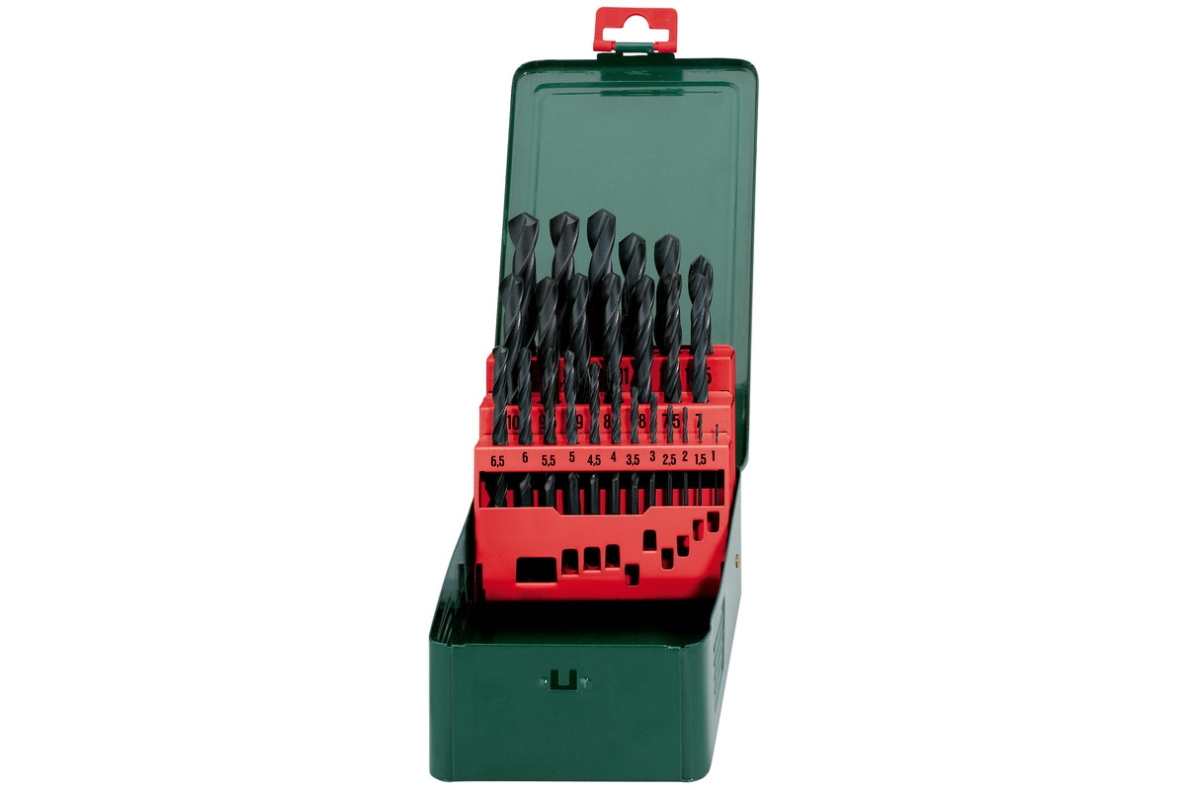 Metabo Accessories 627152000 HSS-R drill bit cassette, SPC, 25-piece