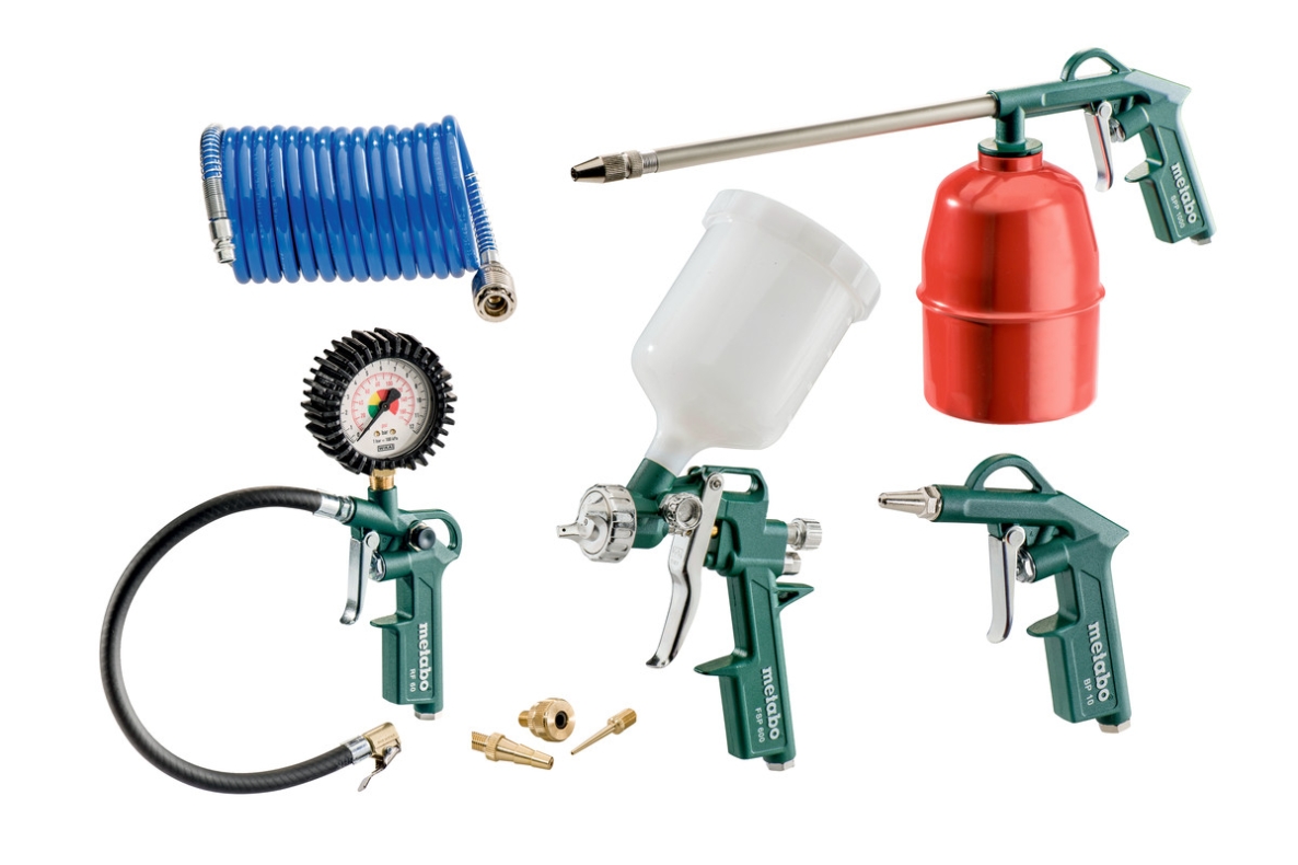 Metabo Accessories 601586180 LPZ 7 Set - Orion Compressed Air Accessory Set