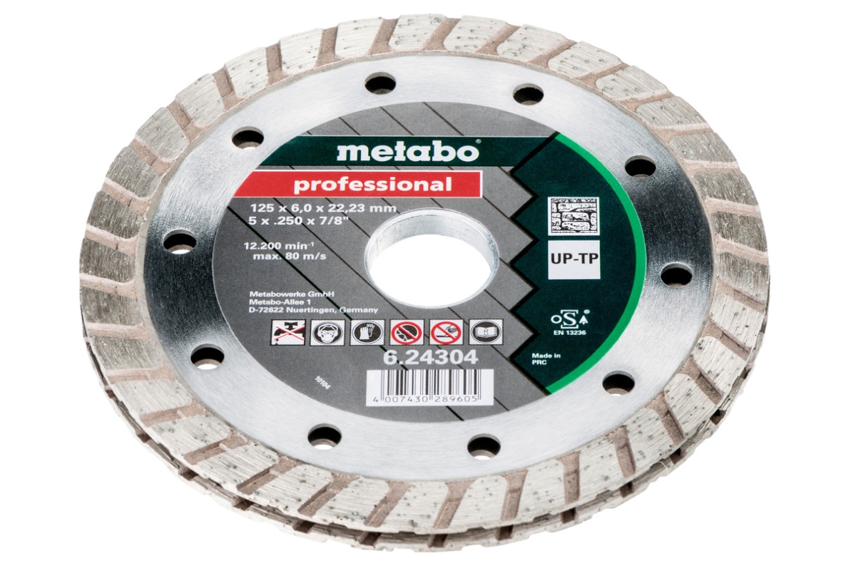 Metabo Accessories 624304000 Slide-FS, 125x6x22.23 mm, professional, UP-TP.
