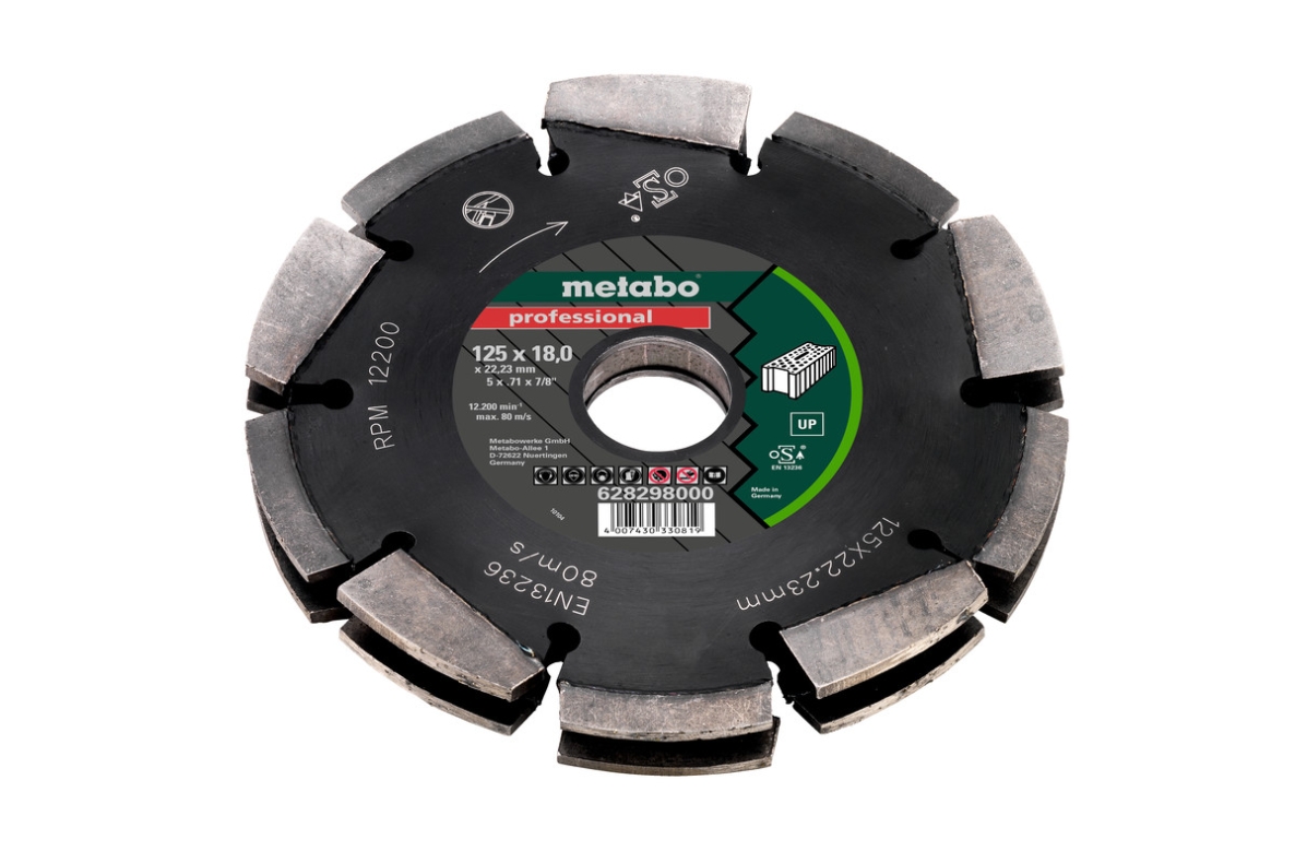 Metabo Accessories 628298000 DIA-FS2 Professional UP universal Diamond saw blade 125x18x22,23mm