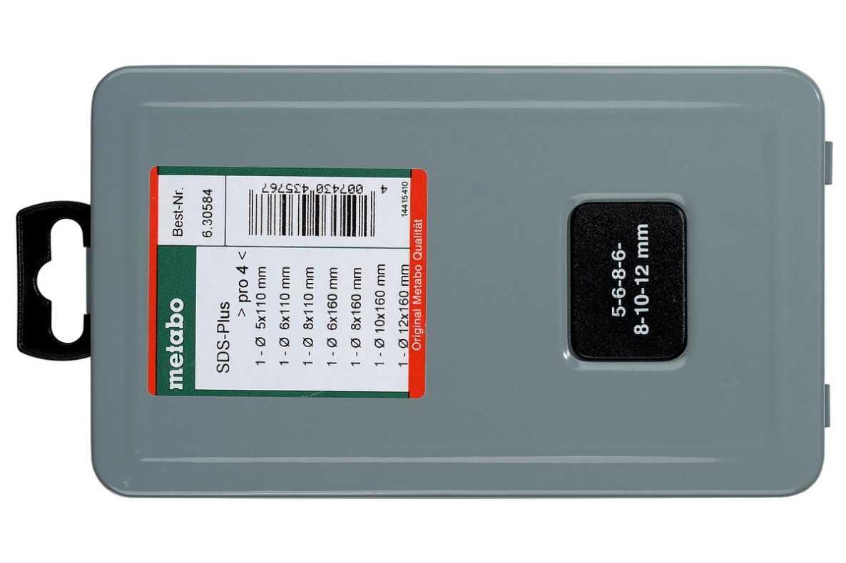 Metabo Accessories 630584000 SDS-plus Pro 4-drill set (7-piece)