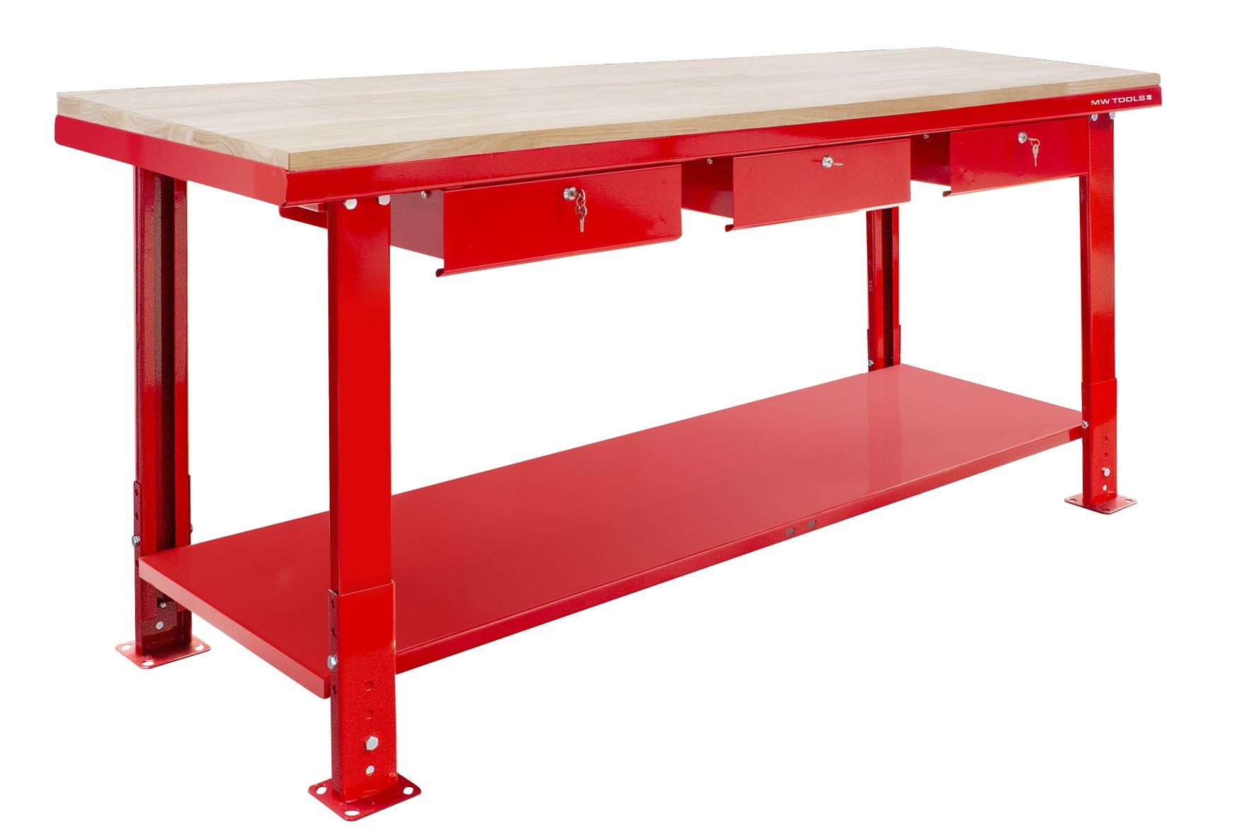 Metal Works 751002022 DER2000PW Workbench 2000x640mm (metal+MDF) 3 l./adjustable.