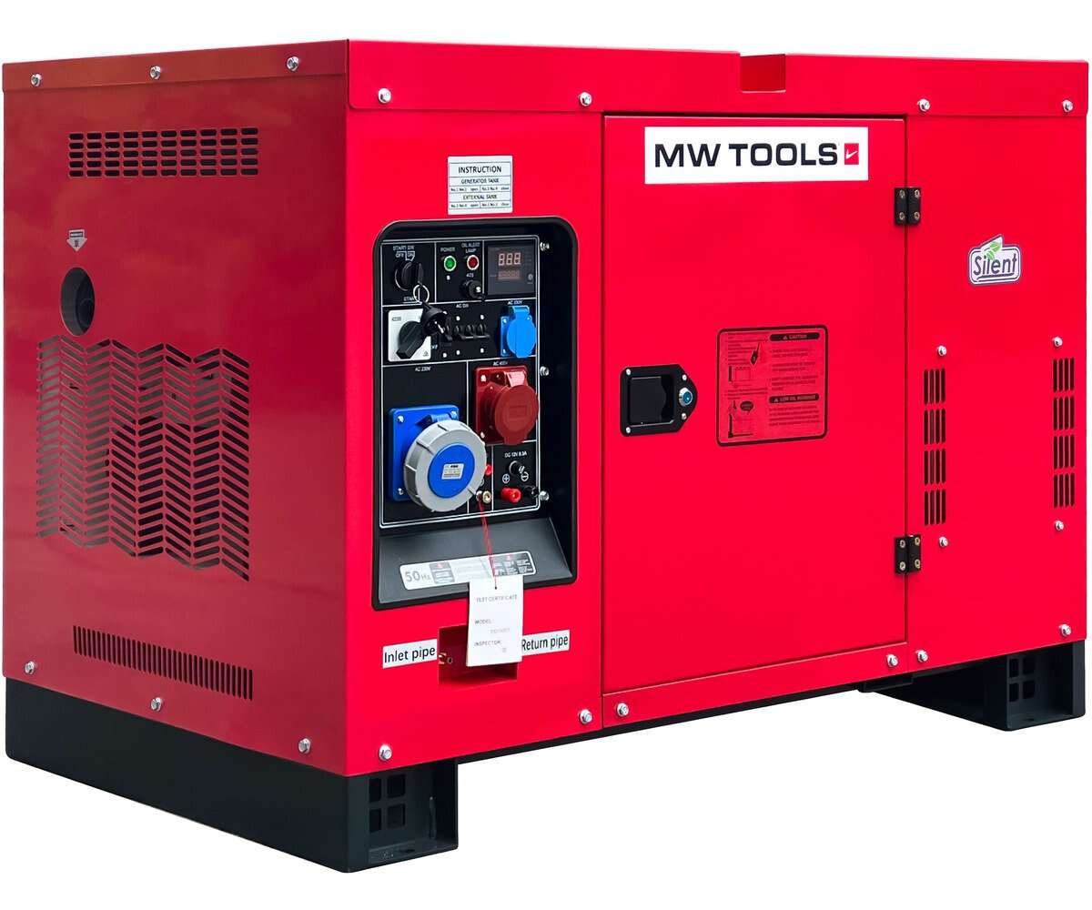 Metal Works 724562243 DG150EP Diesel Generator 1x230V 12.0 kW / 3x400V 15.0 kW with connection for an external fuel tank