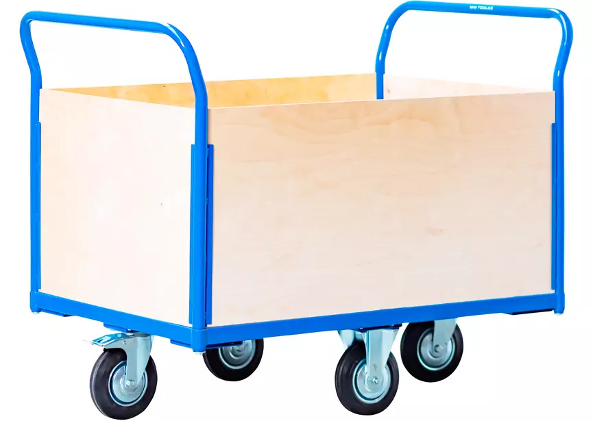 Metal Works 758623145 SH50104W Transport trolley 360° 4 walls 500kg 1000x700 mm