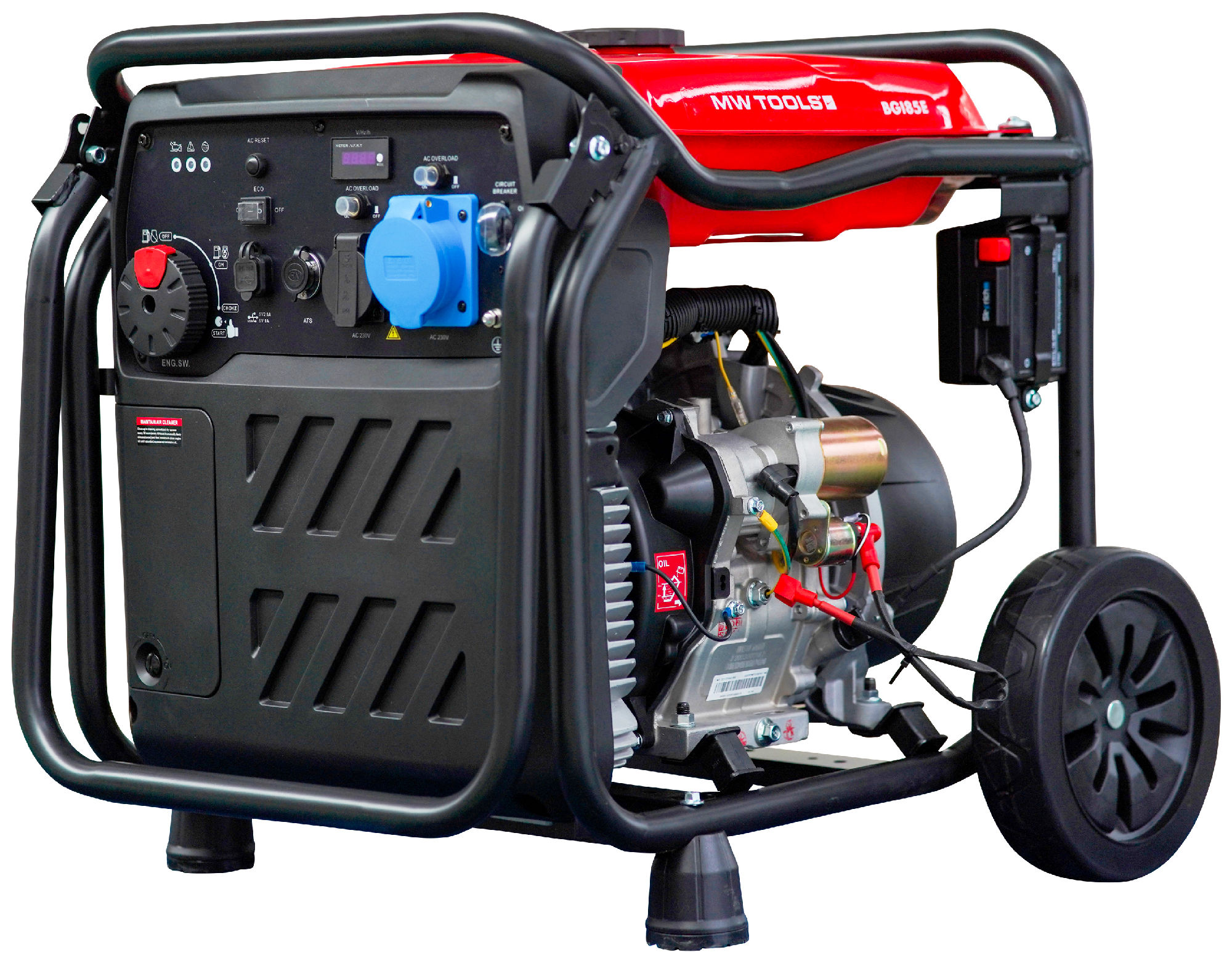 Metal Works 724562438 BGI85E Gasoline inverter generator 230V 8.5kW e-start ATS