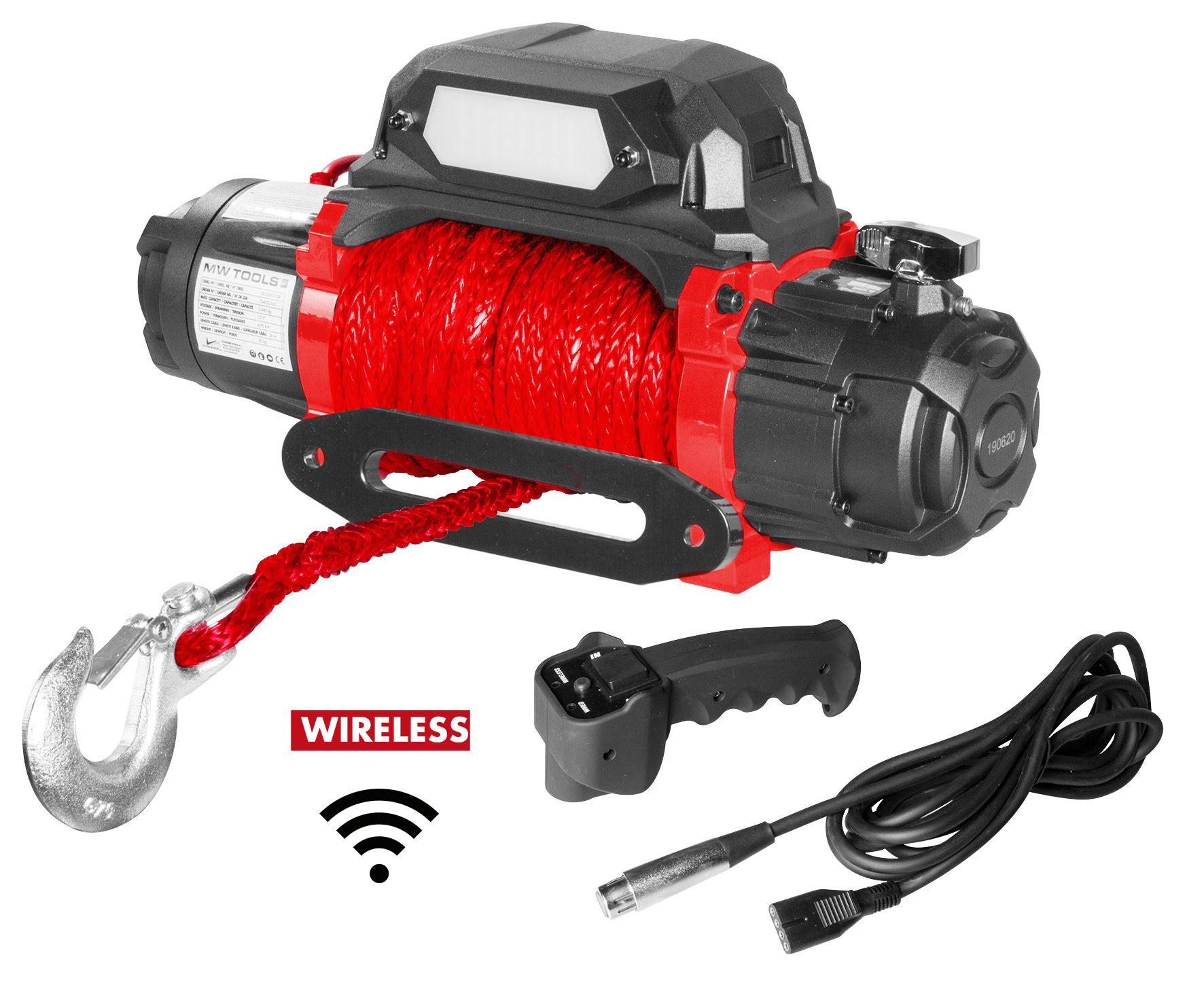 Metal Works 754753165 SEL550024SR Winch high speed 24V synthetic 5443kg 4.95kW 26m