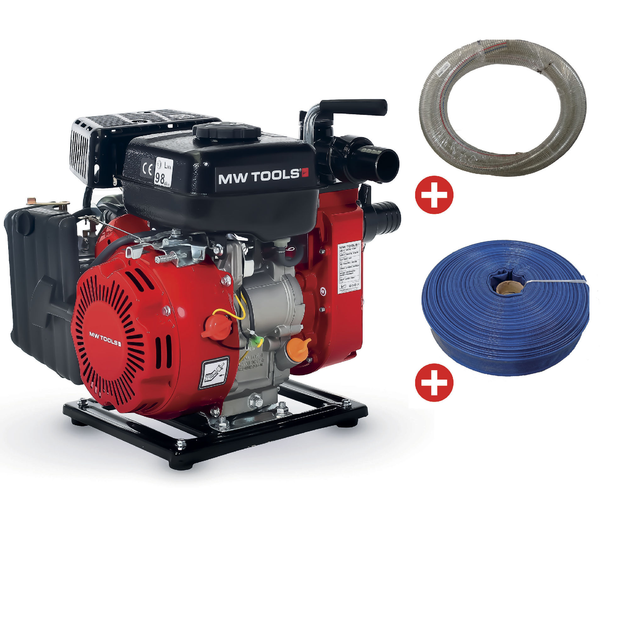 Metal Works 724562269 WP1000 Pack Water Pump 1.5" - 10,000L/h - 2hp gasoline