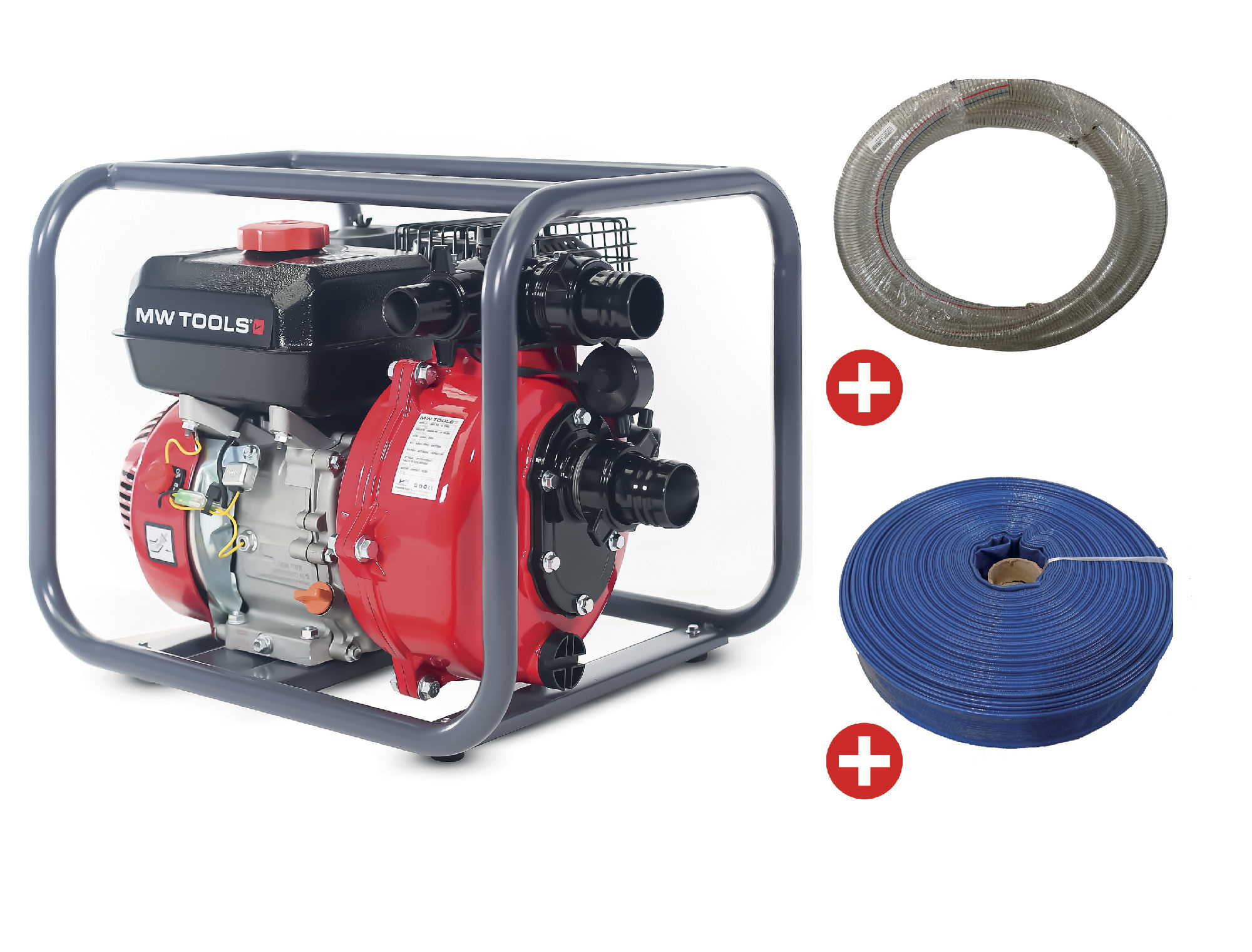 Metal Works 724562270 WP1800P Pack High Pressure Water Pump 2. - 18,000l/h - 7hp gasoline