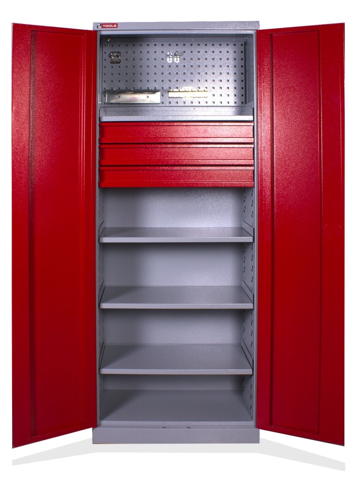Metal Works 856001310 DEK7838L Universal storage cabinet with shelves and drawers 1840x635x610 mm