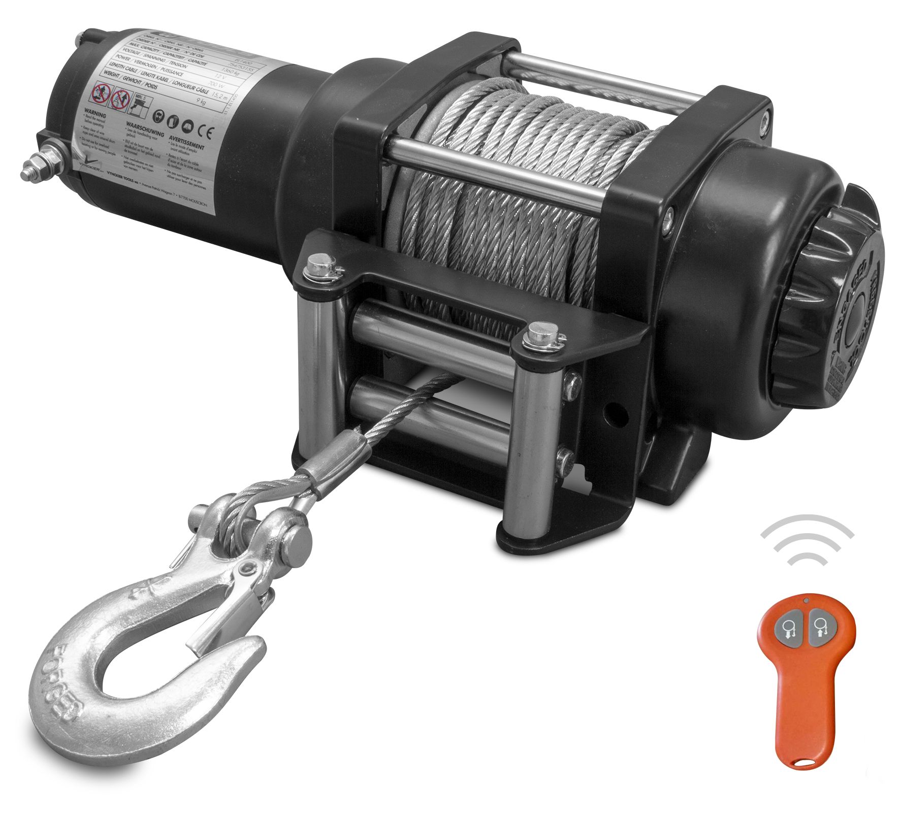 Metal Works 754753155 EL1400 Winch 12V 1360kg wireless control