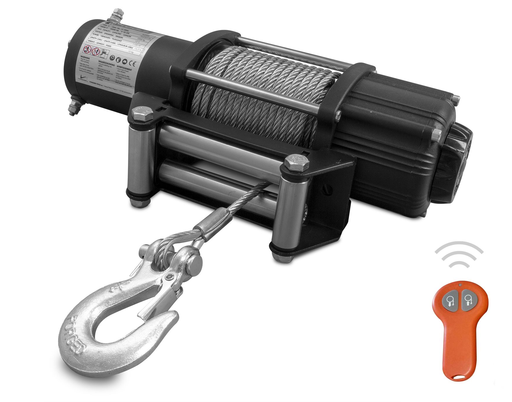 Metal Works 754753156 EL2300 Winch 12V 2268kg wireless control