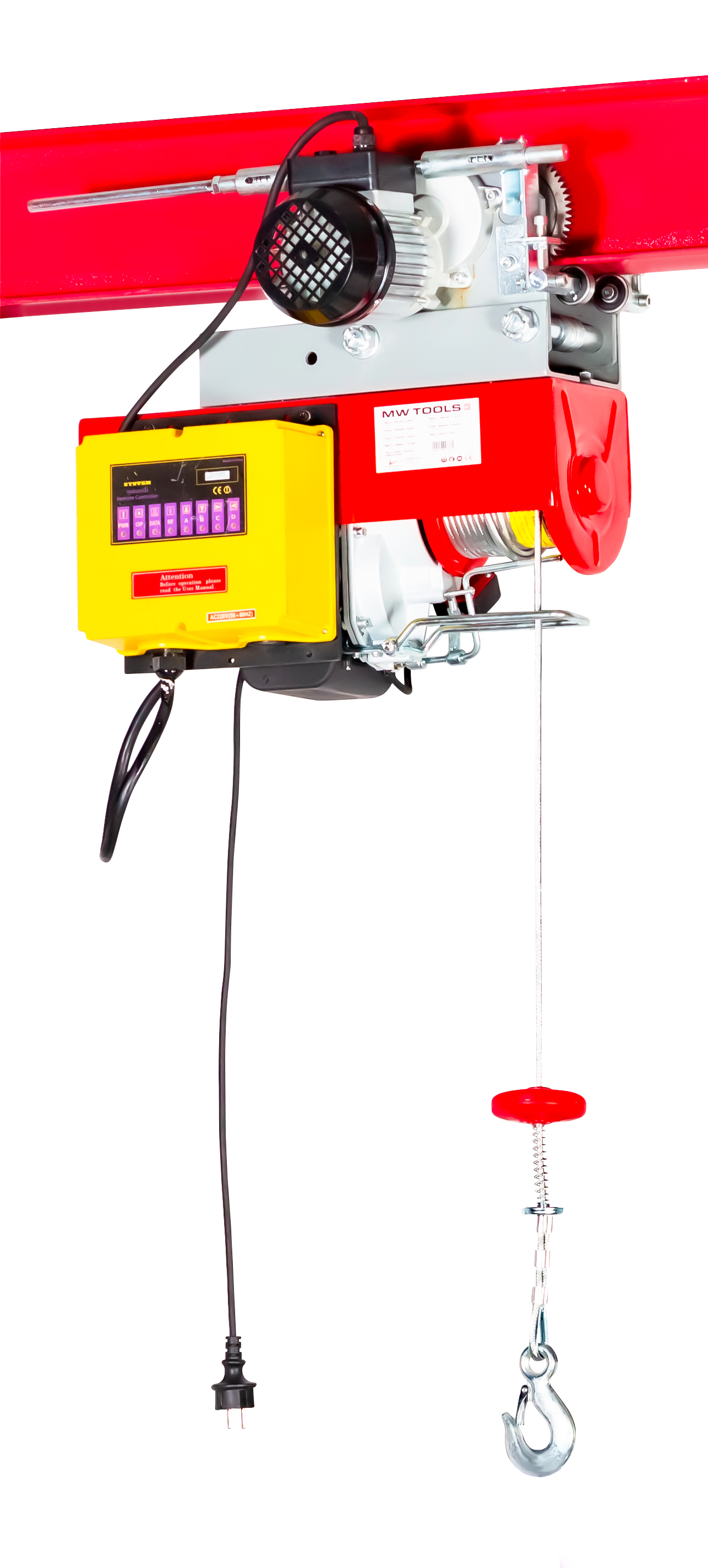 Metal Works 758613100 TH200-R Elekr. Trolley with hoist 'WIRELESS ' 200kg 12m