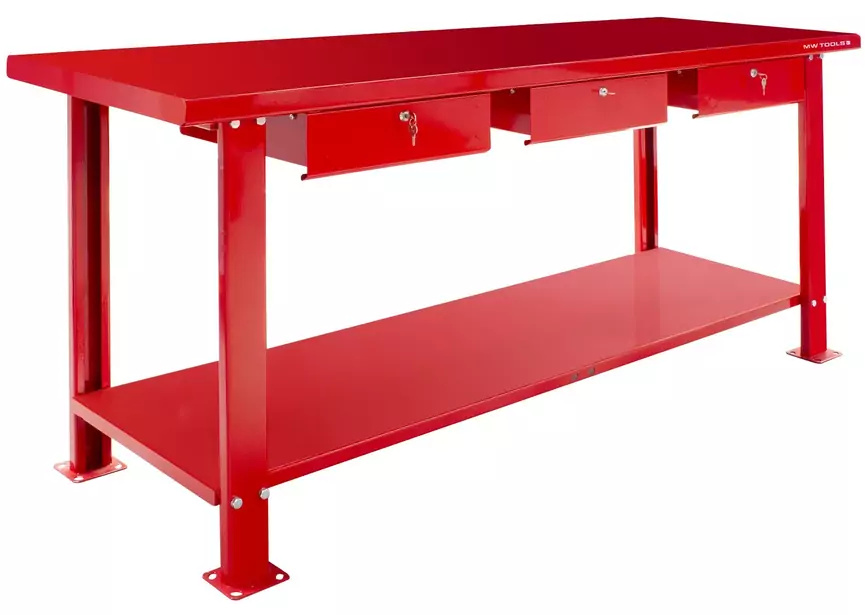 Metal Works 751002000 DER2000 Workbench 200 cm 3 drawers 2000x640x910 mm