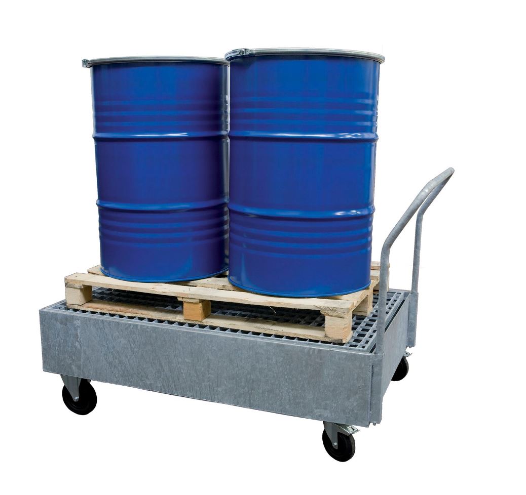 Metal Works 724576568 VTKS2 Metal drum cart for 2 drums 200L