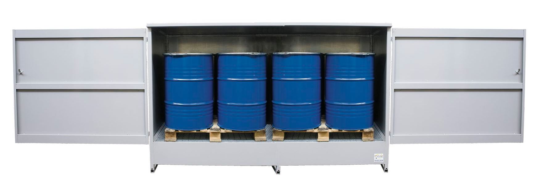 Metal Works 724576581 OQS24 Storage cabinet for 4 IBC drums