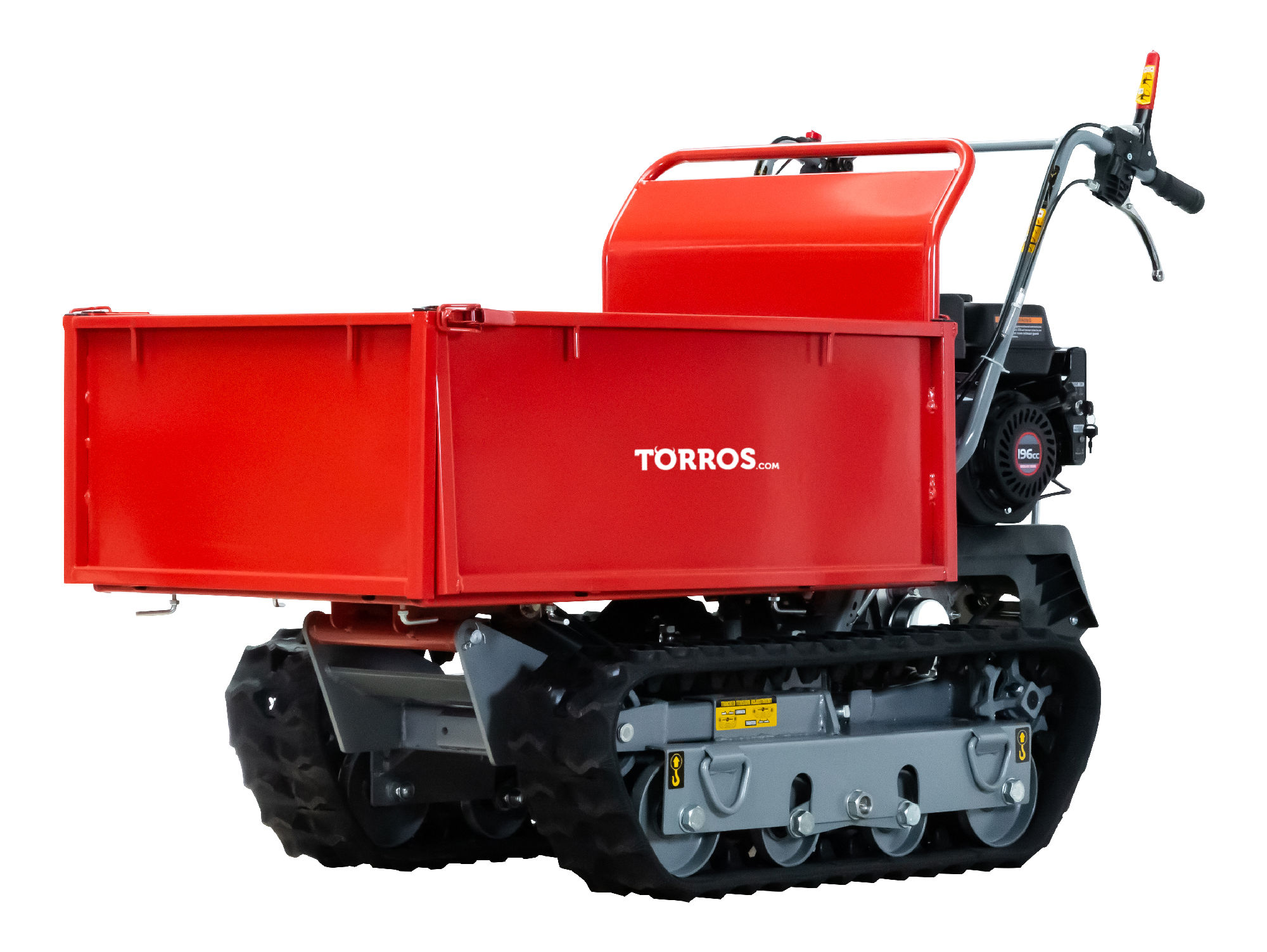 Metal Works 829700124 MRP600H Caterpillar Dumper Flat Tipper 600kg 6.5HP 4 speeds