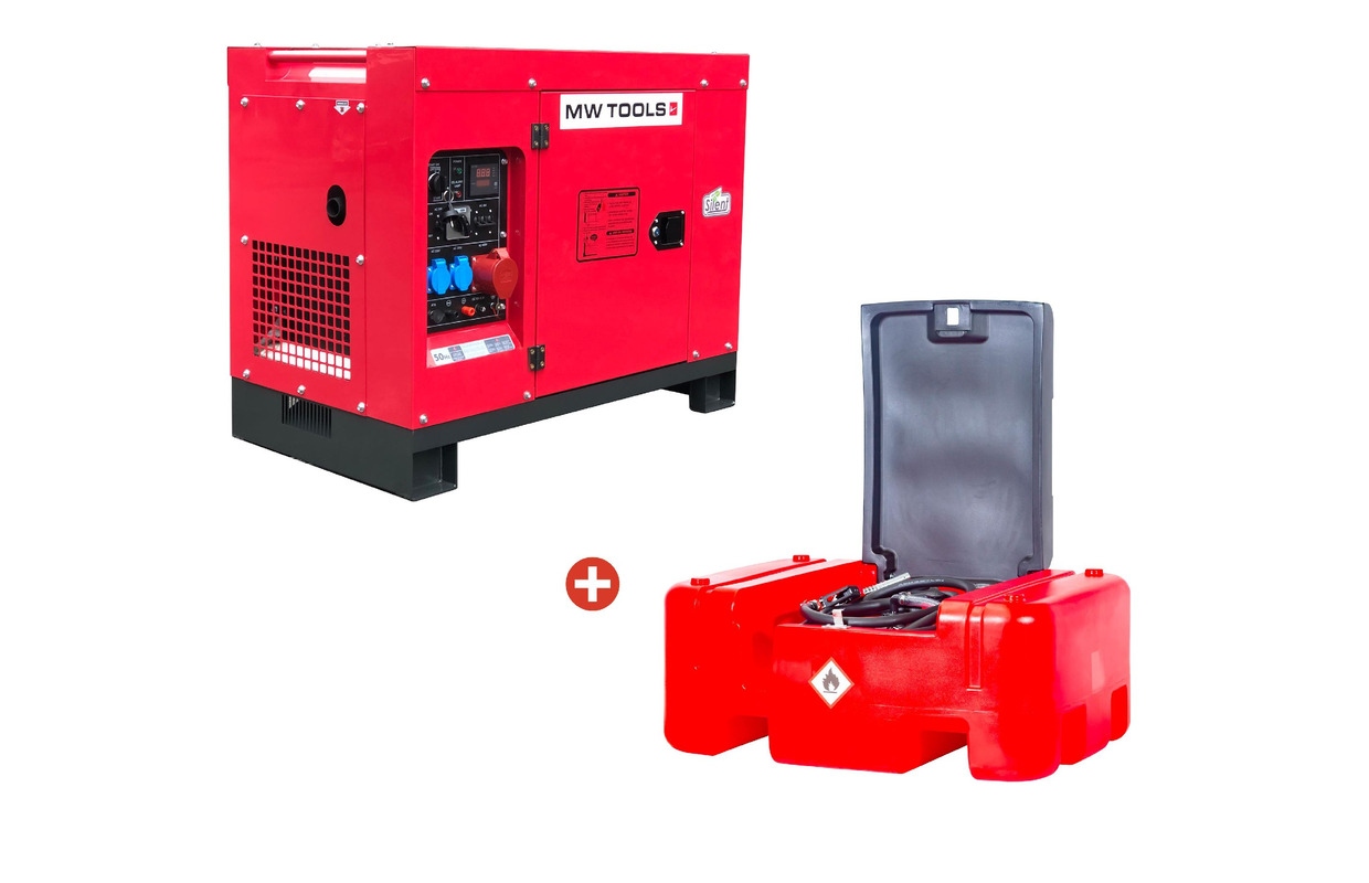 Metal Works DG100EPACK1 DG100E Diesel Generator 10 kW + Diesel Tank 12V