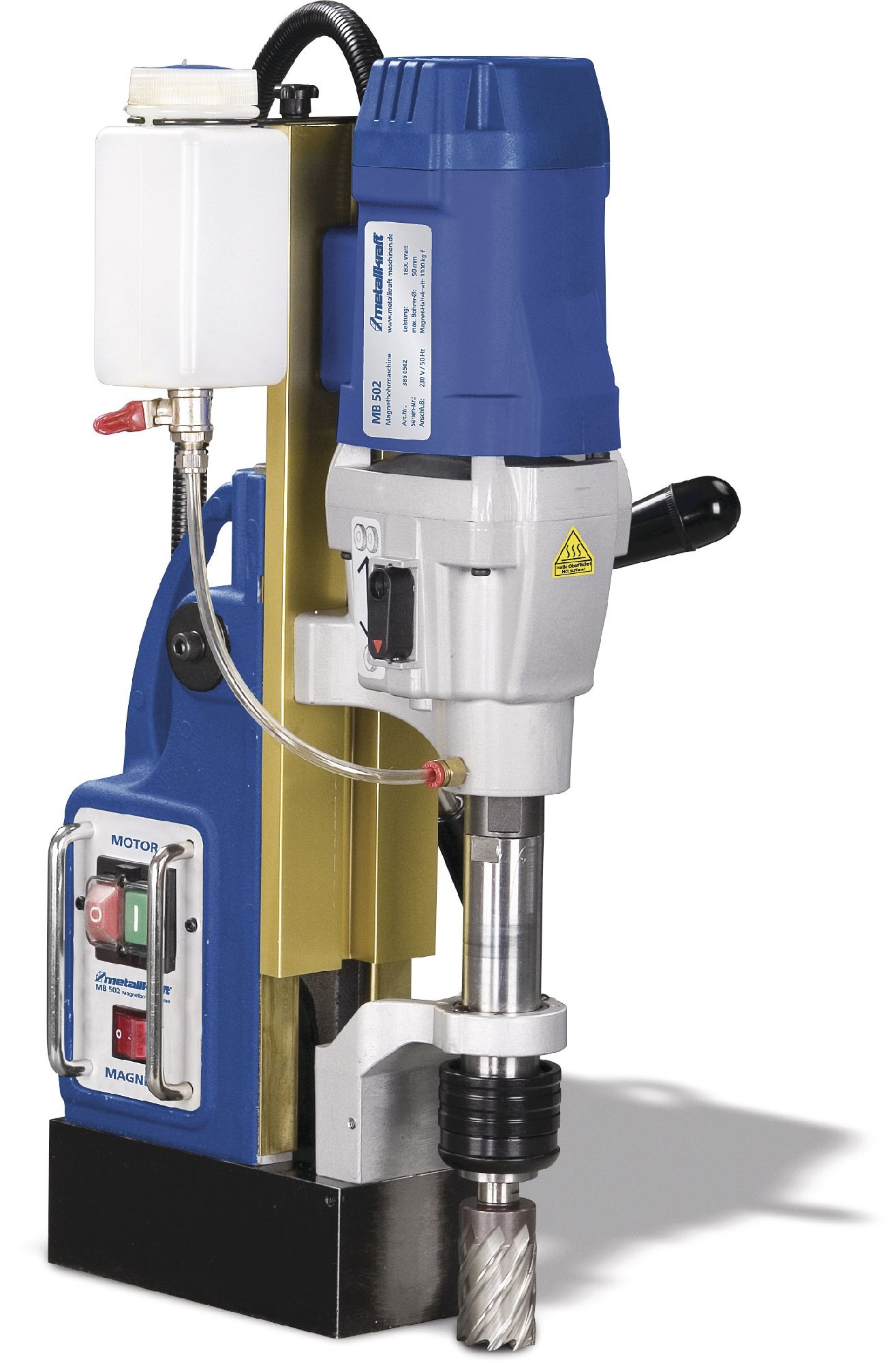 MetallKraft 713860502 MB502 Magnetic core drill to ø 50x50 mm 2 kW magnet 32000 N 2 speeds