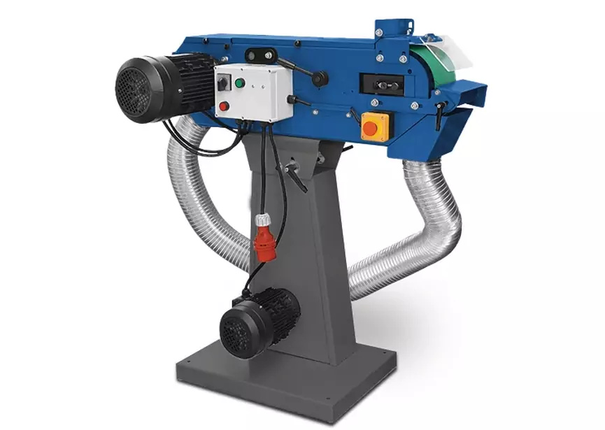 MetallKraft 713923316 MBSM150-240-2 AS Metal belt sander with extraction 150x2000 400V