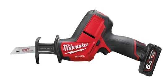 Milwaukee 4933451511 M12 CHZ-602X Cordless Compact Reciprocating Saw 12V 6,0Ah Red Li-Ion