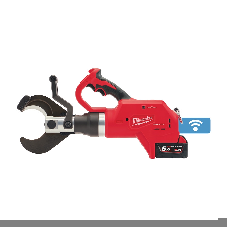 Milwaukee 4933459269 M18 HCC75-502C Force Logic hydraulic underground battery cable cutter 18V 5.0Ah Li-Ion