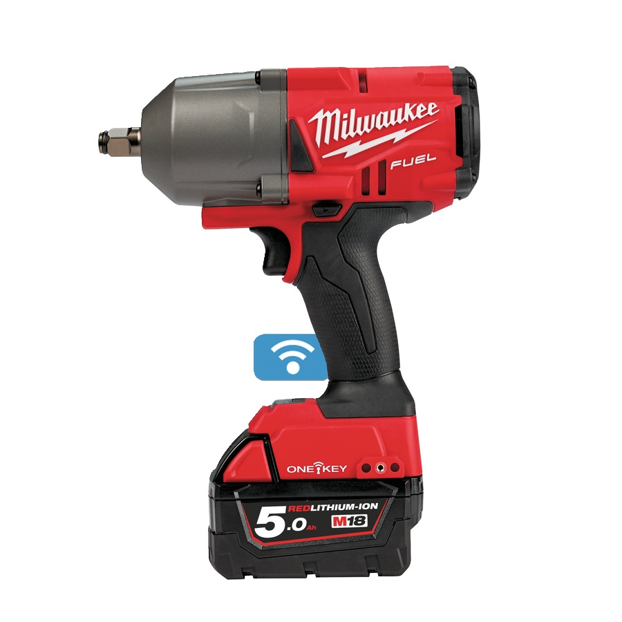 Milwaukee 4933459727 M18 OneFHIWF12-502X 1/2" Fuel Battery Impact Wrench 18V 5.0Ah Li-Ion