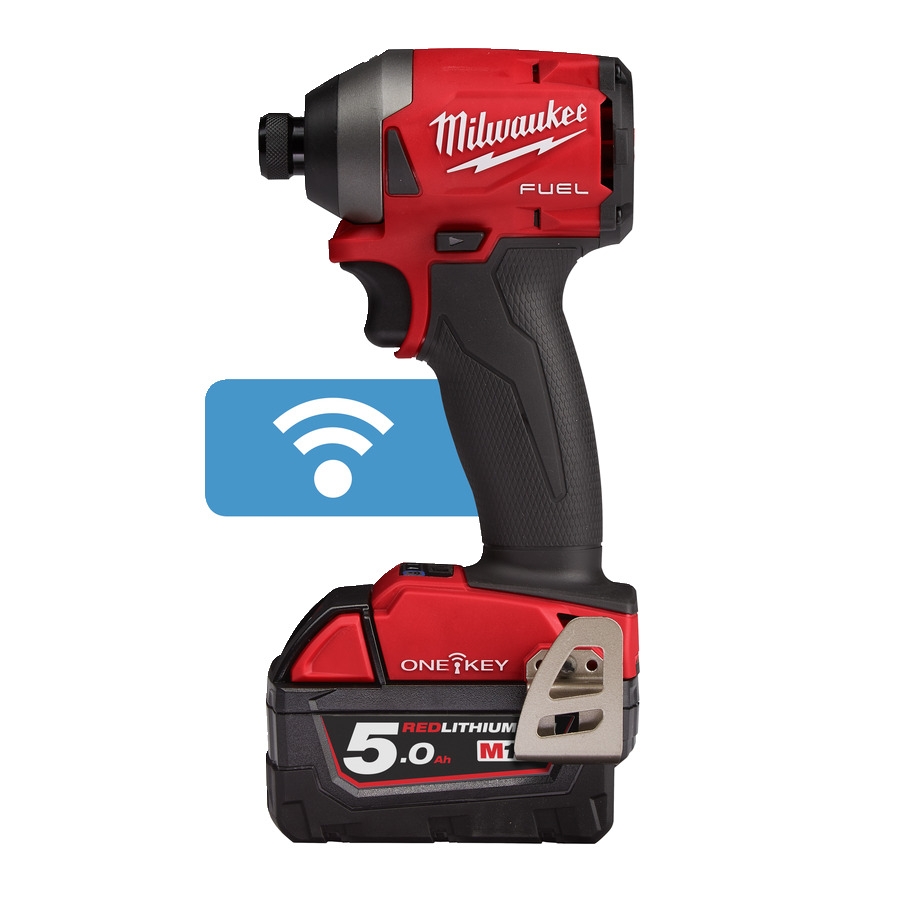 Milwaukee 4933464091 M18 ONEID2-502X One-Key Brushless 1/4 Hex Impact Screwdriver 18V 5.0Ah Li-Ion