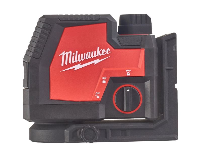 Milwaukee 4933478099 L4 CLLP-301C Rechargeable Cross Line Laser Green