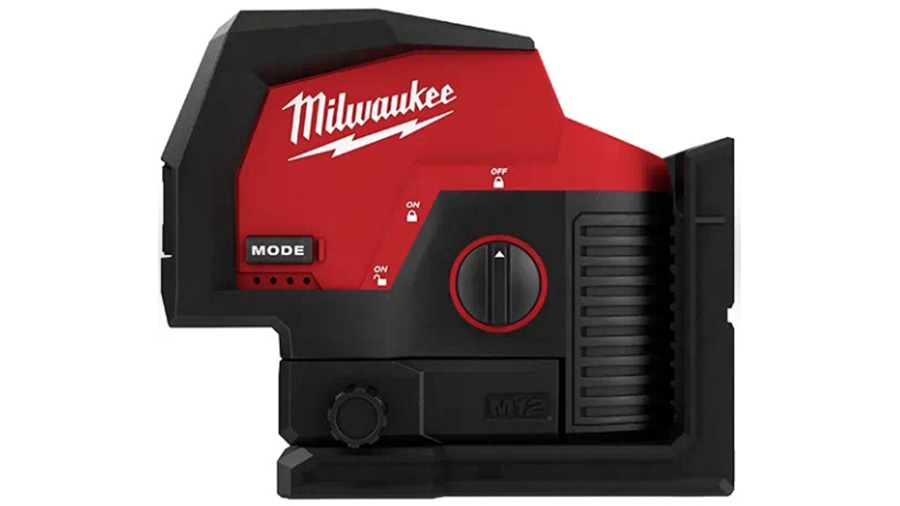 Milwaukee 4933478101 M12 CLLP-0C Cross line laser / plumb laser green 12 V excl. batteries and charger