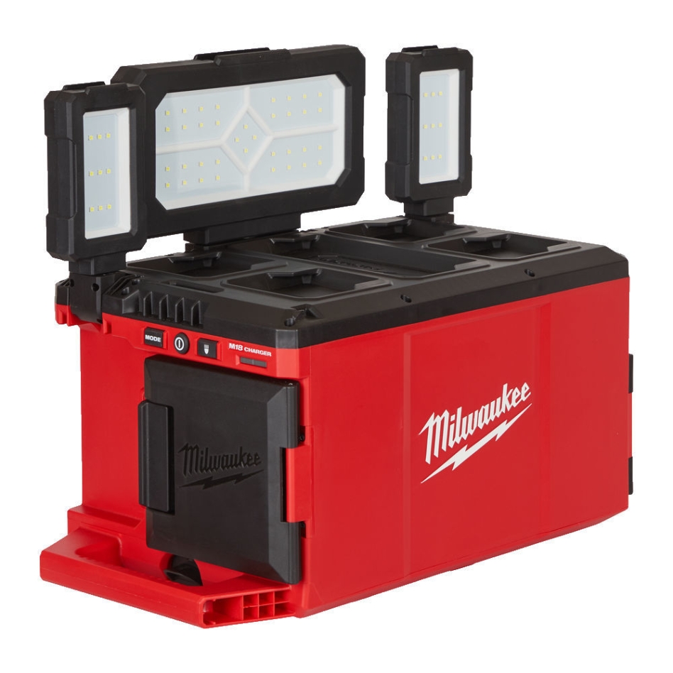 Milwaukee 4933478120 M18 POALC PackOut area lamp/charger 18V excl. batteries and charger