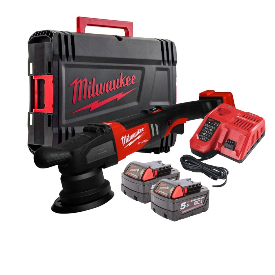 Milwaukee 4933478837 M18 FROP21-502X Eccentric Polisher 150mm 18V 5.0Ah Li-Ion