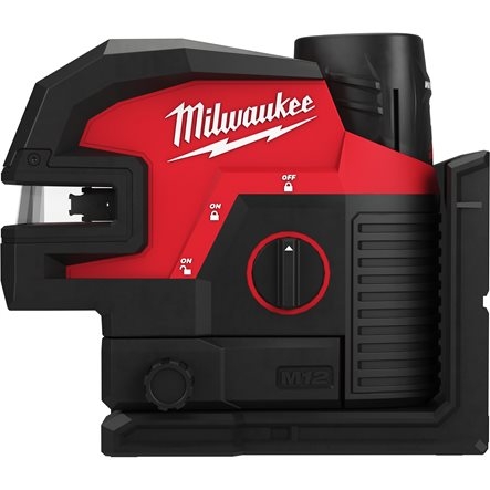 Milwaukee 4933479203 M12 CLL4P-301C Cross line laser/lead laser green 12V 3.0Ah Li-Ion