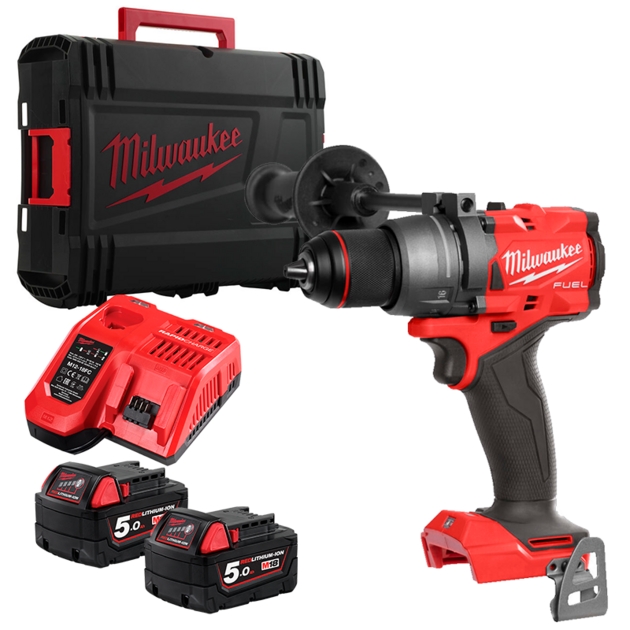 Milwaukee 4933479863 M18 FDD3-502X Brushless Accu Screwdriver 18V 5.0Ah in HD Box