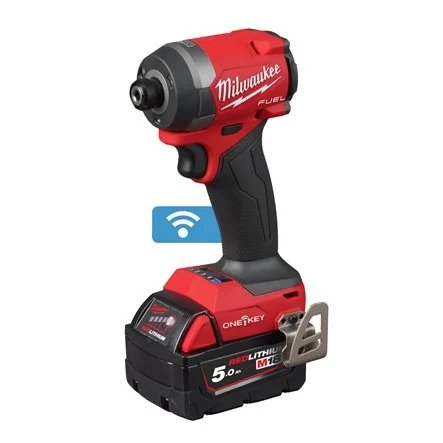 Milwaukee 4933492804 M18 ONEID3-502X One-Key Brushless 1/4" Hex Impact Screwdriver 18V 5.0Ah Li-Ion